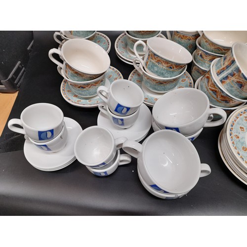 561 - A Part Geoff Banks Portabello Tea Service and Assorted Crockery including espresso cups and saucers,... 