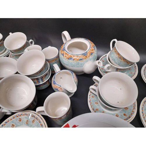 561 - A Part Geoff Banks Portabello Tea Service and Assorted Crockery including espresso cups and saucers,... 