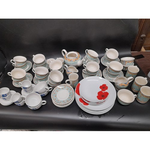 561 - A Part Geoff Banks Portabello Tea Service and Assorted Crockery including espresso cups and saucers,... 