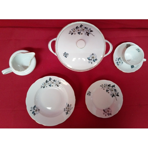 1132 - Floral part dinner service