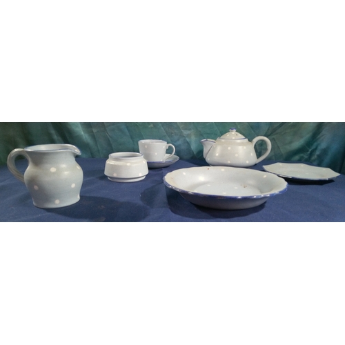 549 - Studio pottery tea service