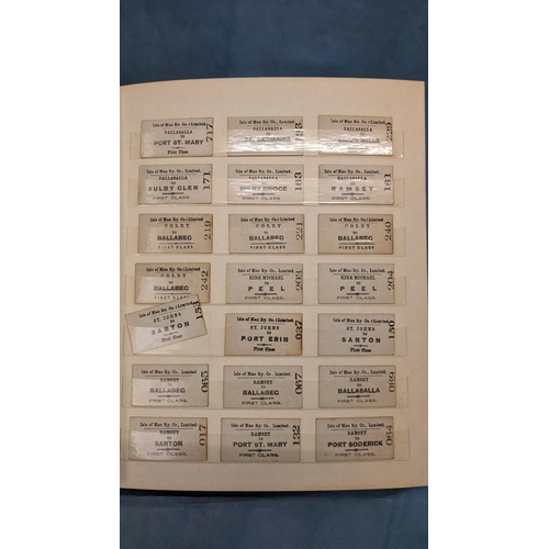 454 - A large quantity of Vintage Railway Tickets / Platform Tickets in album