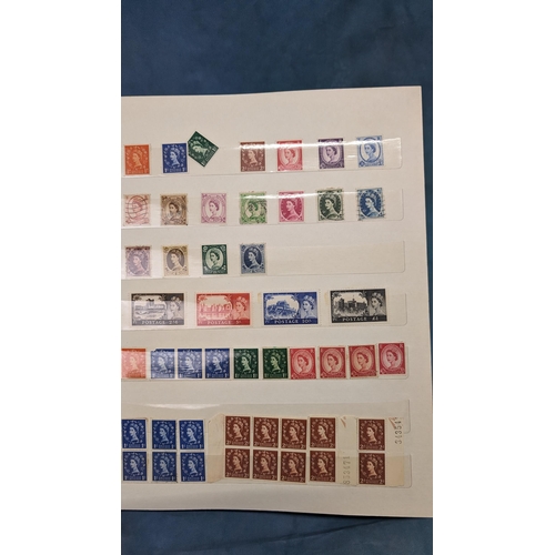 456 - Great Britain stamp album containing: Penny Blacks, Reds, Blues; Victorian; British Empire; Festival... 