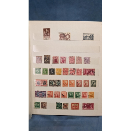 457 - Great Britain stamp album - British Empire and Commonwealth containing; St. Vincent; Trinidad & Toba... 