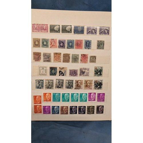 458 - Europe Stamp Album containing: Belgium; Russia etc (NOT including Germany)