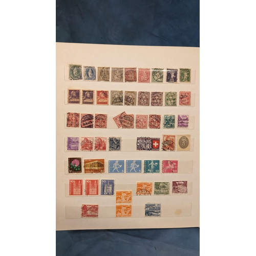 458 - Europe Stamp Album containing: Belgium; Russia etc (NOT including Germany)