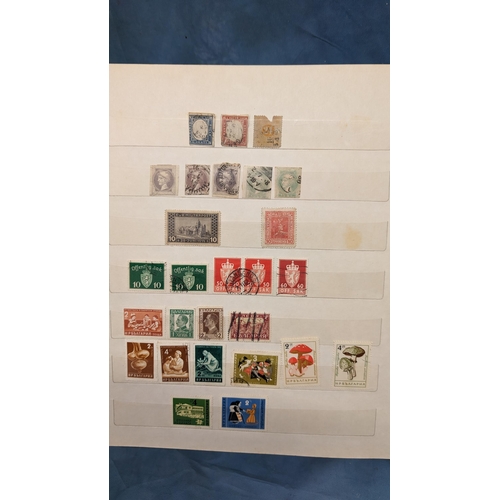 458 - Europe Stamp Album containing: Belgium; Russia etc (NOT including Germany)