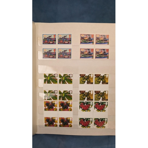 463 - Great Britain stamp album containing: Postal; Telegraph & Telephone; Civil War; Expo '92 Seville; Op... 