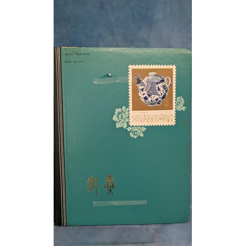 464 - Americas Part-stamp album including: Argentina; Chile; Peru; Mexico; USA etc.