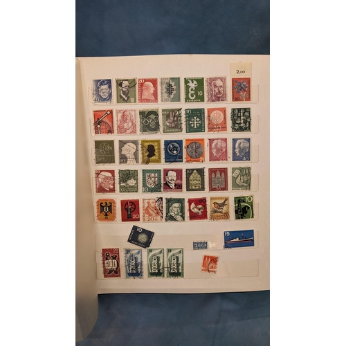 469 - Stamp album containing: Germany; German Occupied Countries; Austria; Belgique (Belgium); Ceskolovens... 