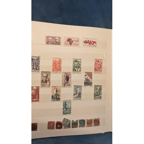 469 - Stamp album containing: Germany; German Occupied Countries; Austria; Belgique (Belgium); Ceskolovens... 