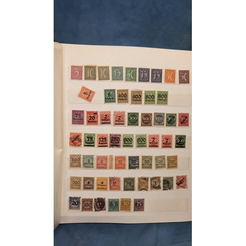 469 - Stamp album containing: Germany; German Occupied Countries; Austria; Belgique (Belgium); Ceskolovens... 