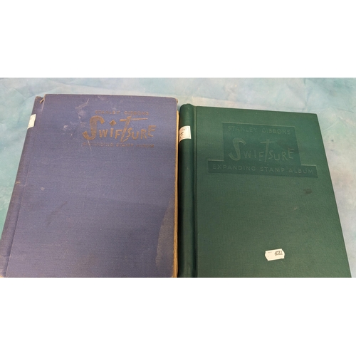 470 - School boy Albums - Stanley Gibbons Swiftsure Albums of the world including: Great Britain; Commonwe... 