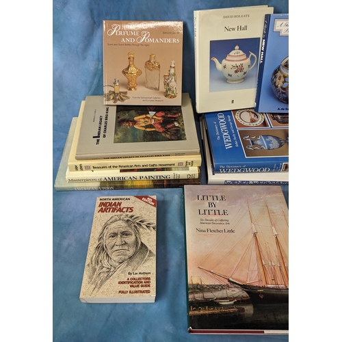 306 - An assortment of reference books - American arts and crafts, Wedgewood, Ceramics etc.