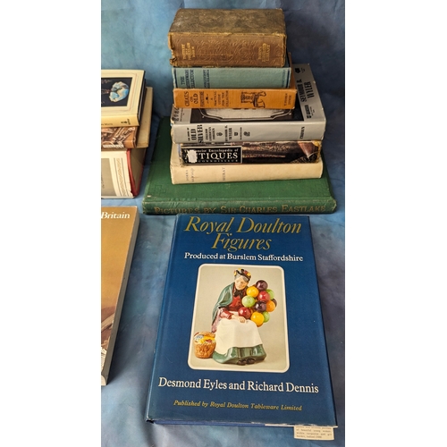 307 - An assortment of reference books - Royal Doulton, Sir Charles Eastlake Brooks