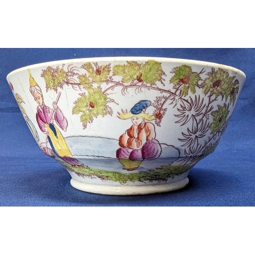 50 - An antique hand painted Chinese bowl