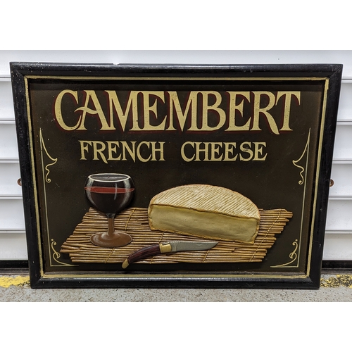 410 - Camembert Wall art - 43 x 58cm