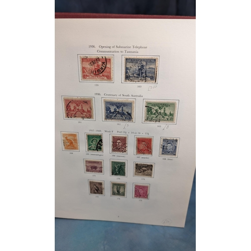 472 - 3x Stanley Gibbons albums (Commonwealth of Australia, Canada and New Zealand) AND 2x Abria Albums co... 