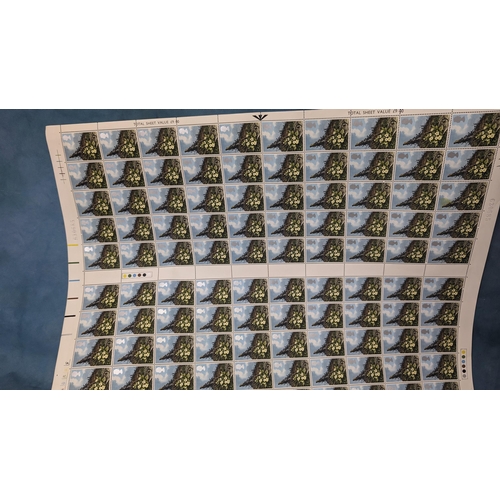 490 - A large selection of mint stamps from the British Post Office Philatelic Bureau