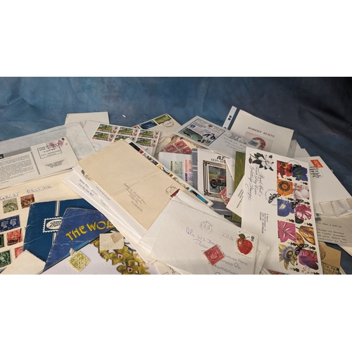 494 - A Selection of Unused , Used and School Boy Album Worldwide Stamps