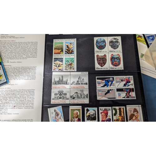 496 - A Selection of Unused Worldwide Commonwealth and British Stamps, First Day Covers and Used Stamps