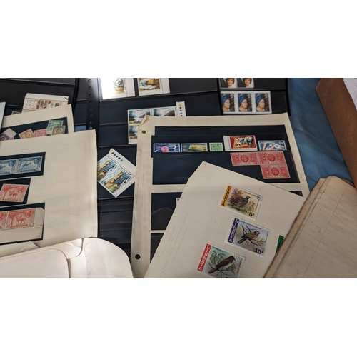 496 - A Selection of Unused Worldwide Commonwealth and British Stamps, First Day Covers and Used Stamps