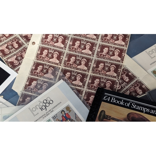 477 - A Collection of Unused Postage Stamps, 1st Day Covers, King George Stamps, Fergie and Andy Wedding ,... 