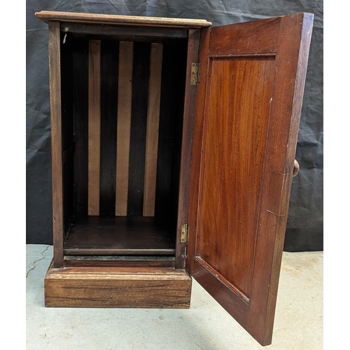 292 - Antique pot cupboard with shelf