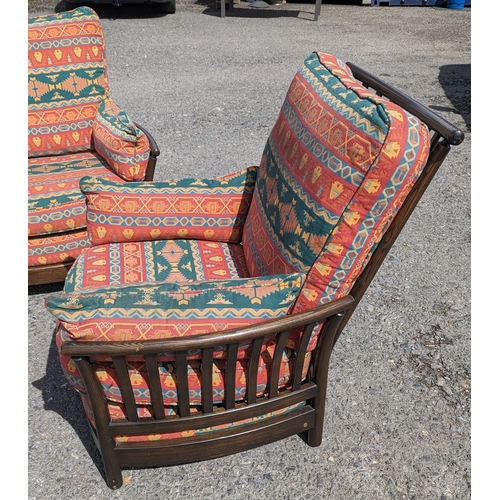 4 - 4x Ercol Renaissance Arm Chairs with matching cushions