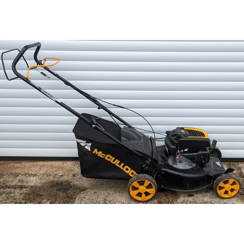 945 - McCulloch Self propelled petrol lawn mower - seen running