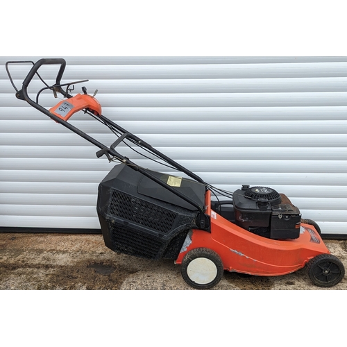 947 - Lawn King self propelled petrol lawn mower - seen running