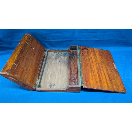 149 - An antique writing slope - 36 x 26 x 8