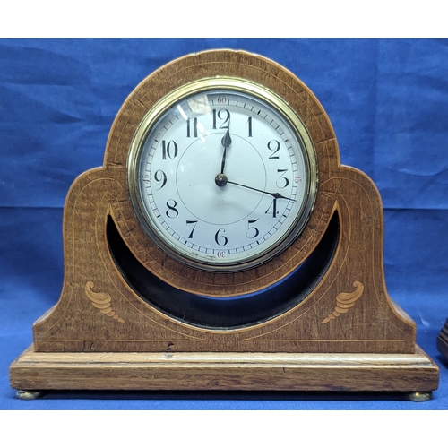 153 - A Garrard and Co. of Regent Street London Mantel Clock and Drop Clock with key