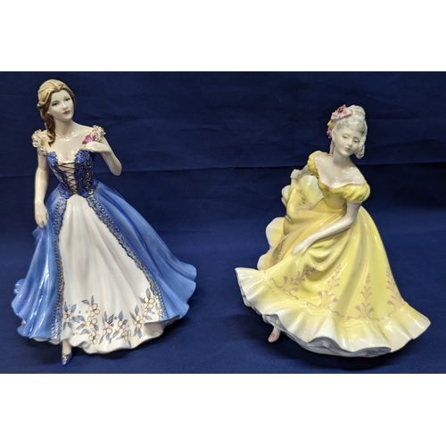 43 - 2 Royal Doulton figurines 'Louisa 4969' - Lady of the year 2007 and 'Ninette 2370'