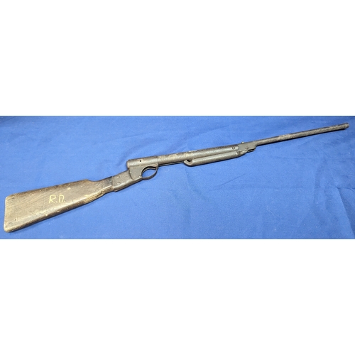 45 - An antique air rifle