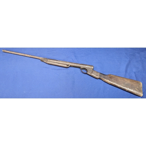 45 - An antique air rifle