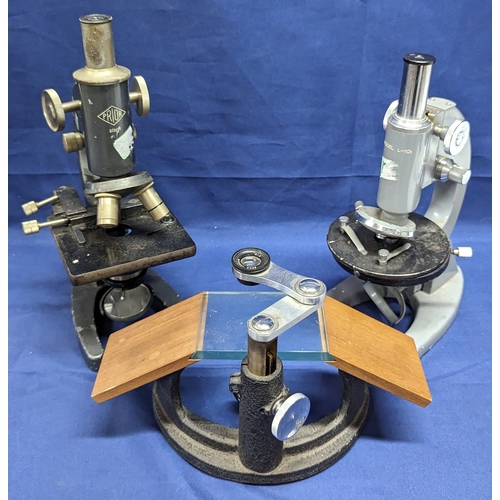 647 - A Beck Dissecting Microscope. Prior 21313 and other Miscroscope