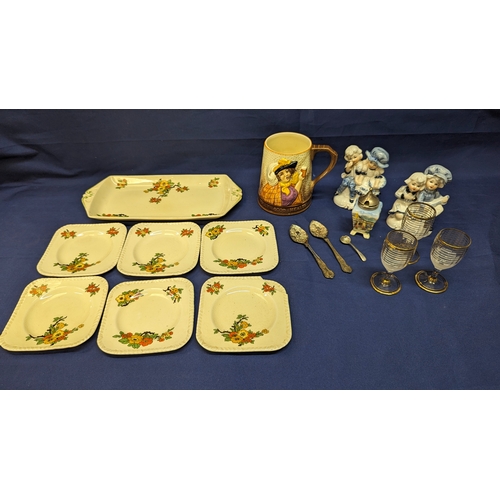 655 - An assortment of vintage china and glassware