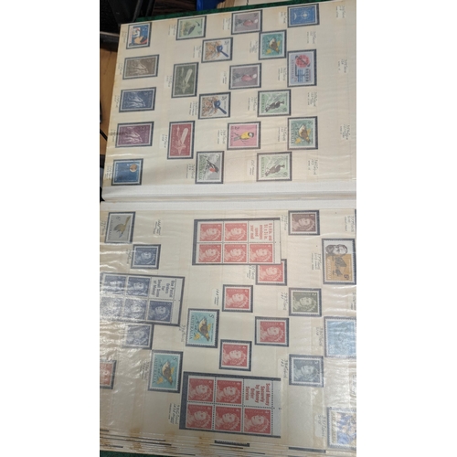 500 - A large quantity of used stamps, School boy albums and vintage tins  - Contains Worldwide, Commonwea... 