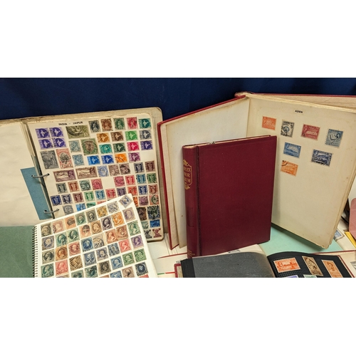 501 - Huge quantity of School Boy stamp albums containing Worldwide, Europe, Commonwealth and British stam... 