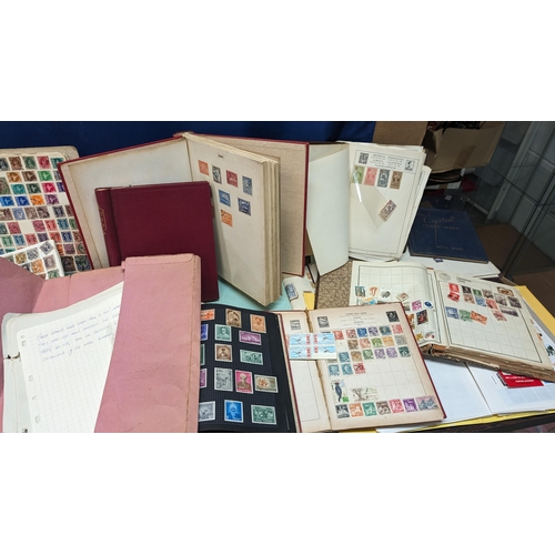 501 - Huge quantity of School Boy stamp albums containing Worldwide, Europe, Commonwealth and British stam... 