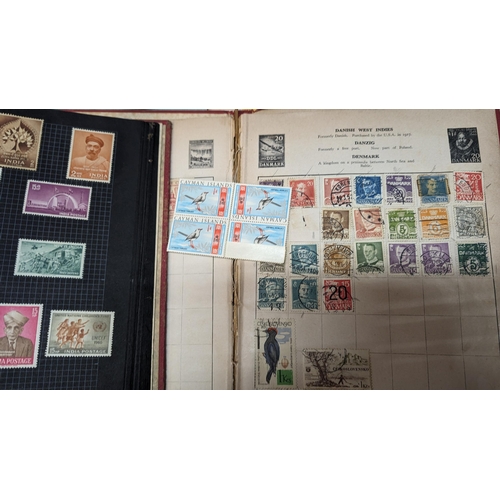 501 - Huge quantity of School Boy stamp albums containing Worldwide, Europe, Commonwealth and British stam... 