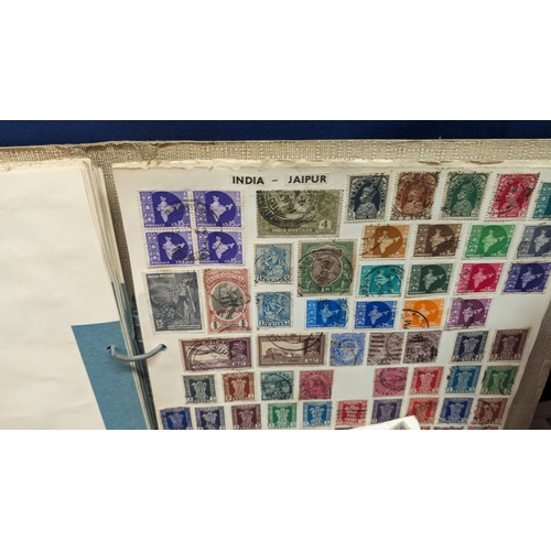 501 - Huge quantity of School Boy stamp albums containing Worldwide, Europe, Commonwealth and British stam... 