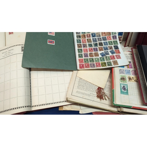 501 - Huge quantity of School Boy stamp albums containing Worldwide, Europe, Commonwealth and British stam... 