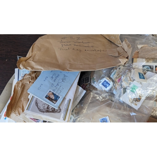 503 - A quantity of used stamps and First day covers etc - British, German, Worldwide, Commonwealth and mo... 