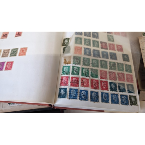 506 - A large selection of stamp albums containing - Britain, Worldwide, Commonwealth, King George VI and ... 