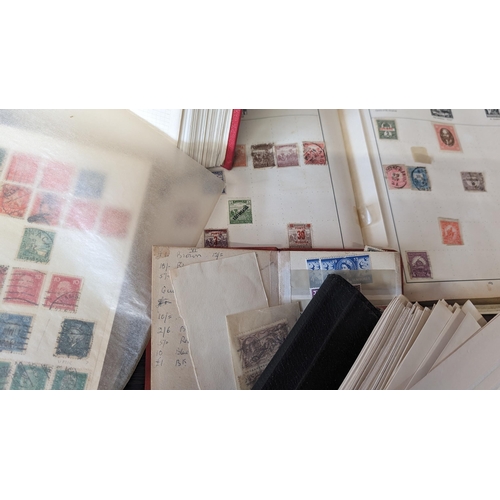 506 - A large selection of stamp albums containing - Britain, Worldwide, Commonwealth, King George VI and ... 