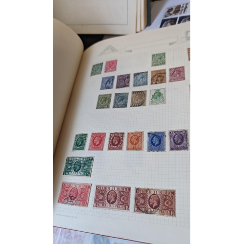 507 - A considerable amount of Schoolboy stamp albums, stamp sheets etc. - Commonwealth, Britain, Worldwid... 