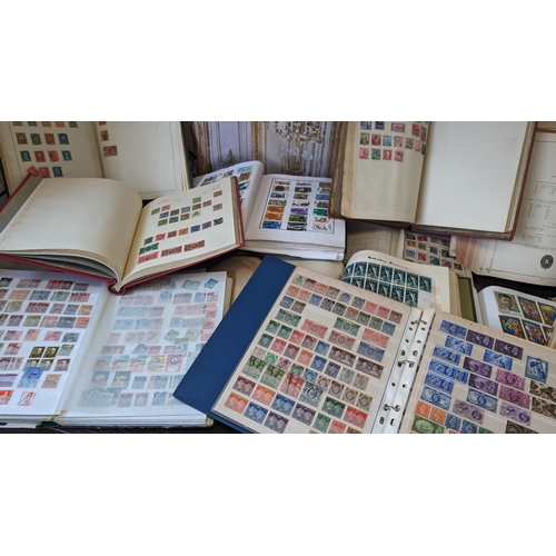 507 - A considerable amount of Schoolboy stamp albums, stamp sheets etc. - Commonwealth, Britain, Worldwid... 