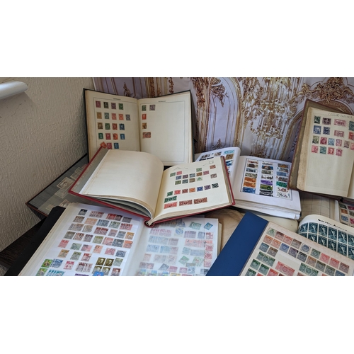 507 - A considerable amount of Schoolboy stamp albums, stamp sheets etc. - Commonwealth, Britain, Worldwid... 